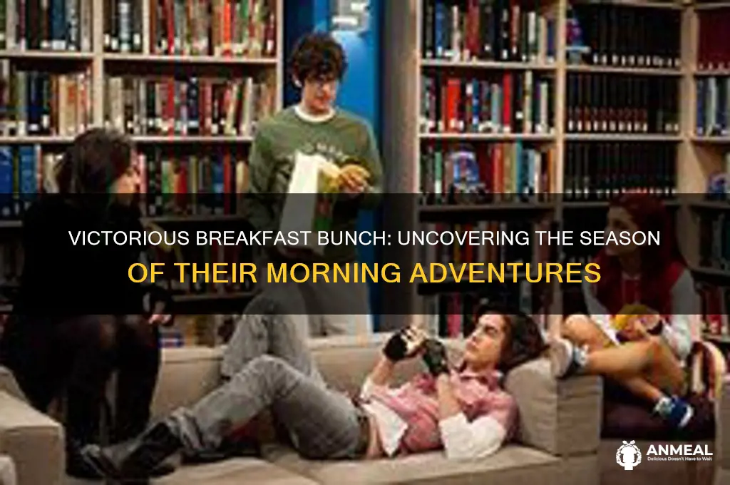 what season is the breakfast bunch in victorious