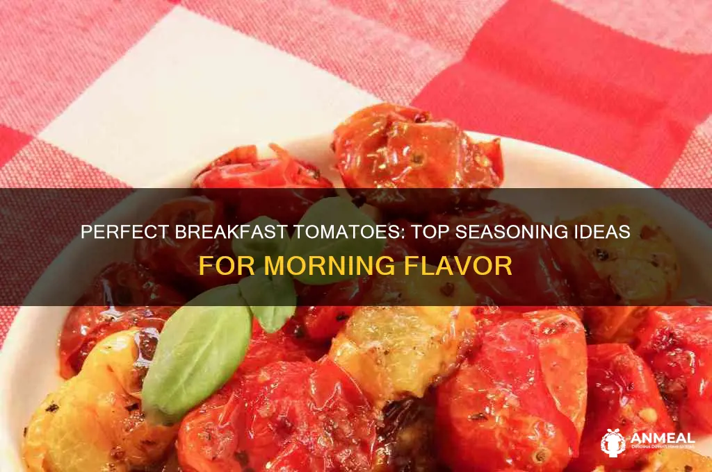 what seasoning do you put on tomatoes for breakfast