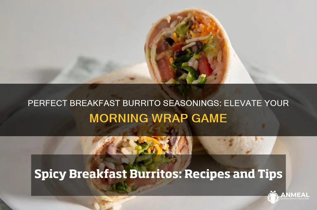 what seasoning for breakfast burritos