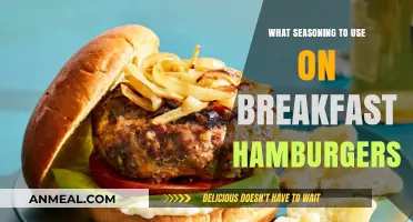 Perfect Breakfast Hamburgers: Top Seasoning Ideas for Morning Flavor