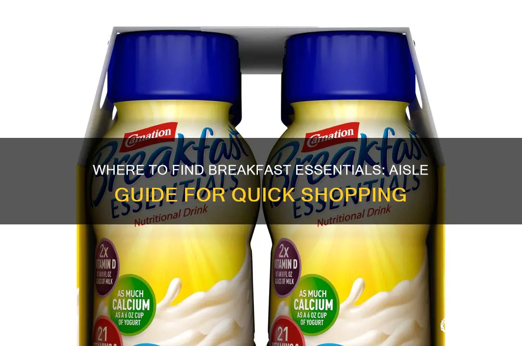what section is breakfast essentials in