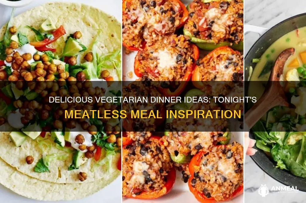 what shall i have for dinner tonight vegetarian