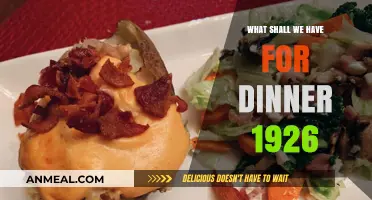 1926 Dinner Delights: Exploring Classic Recipes and Culinary Trends