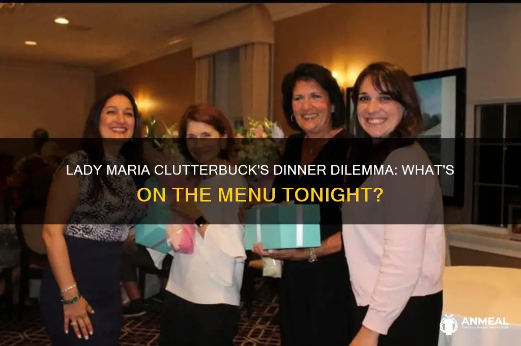 what shall we have for dinner by lady maria clutterbuck
