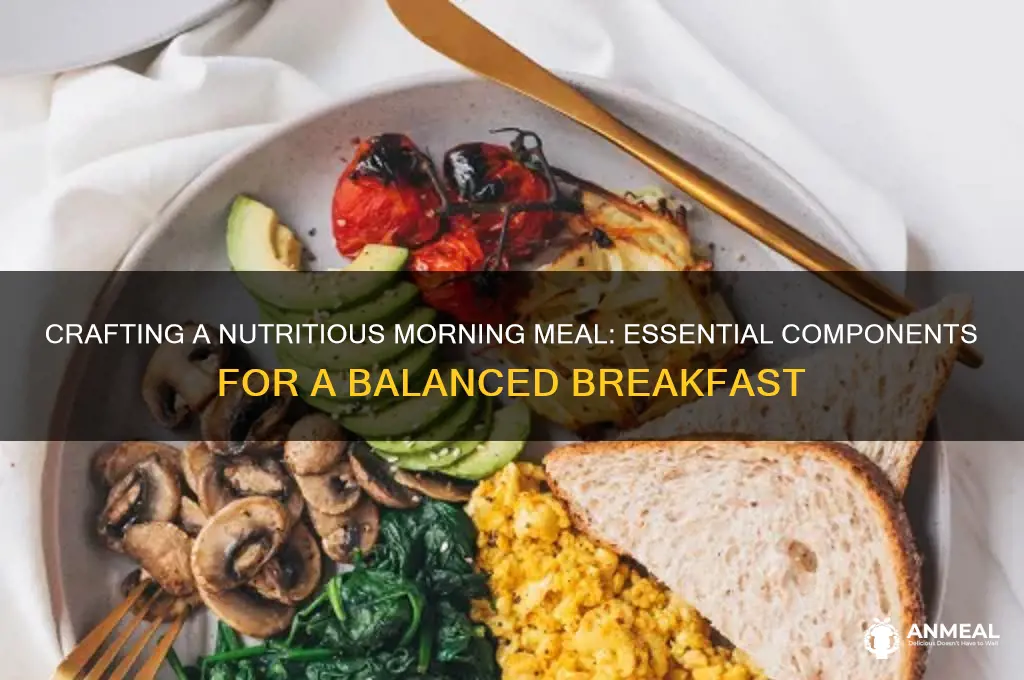 what should a balanced breakfast contain
