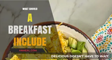 Essential Breakfast Components for a Healthy and Energizing Morning Start