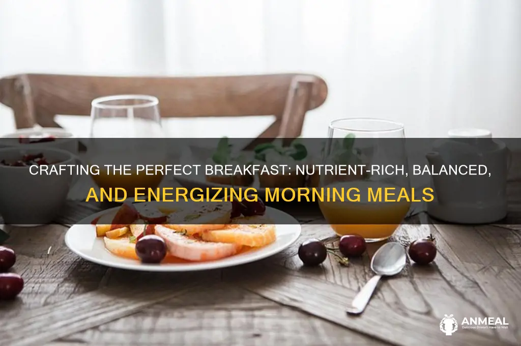 what should a breakfast look like