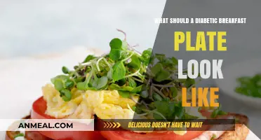 Healthy Diabetic Breakfast Plate: Balanced Nutrients for Stable Blood Sugar