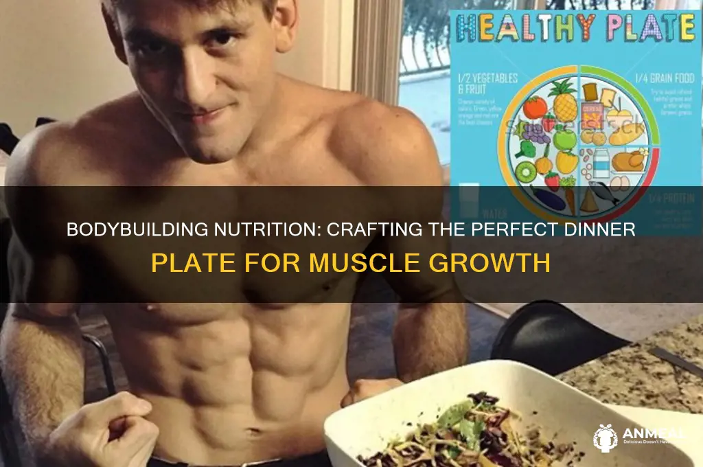 what should a dinner plate look like for bodybuiding