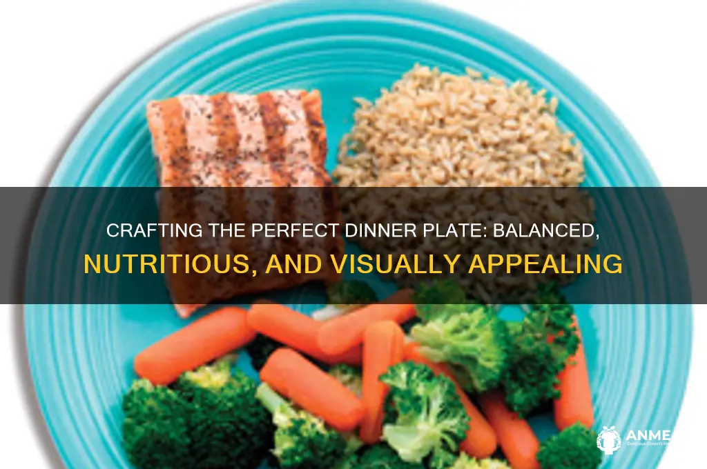 what should a dinner plate look like