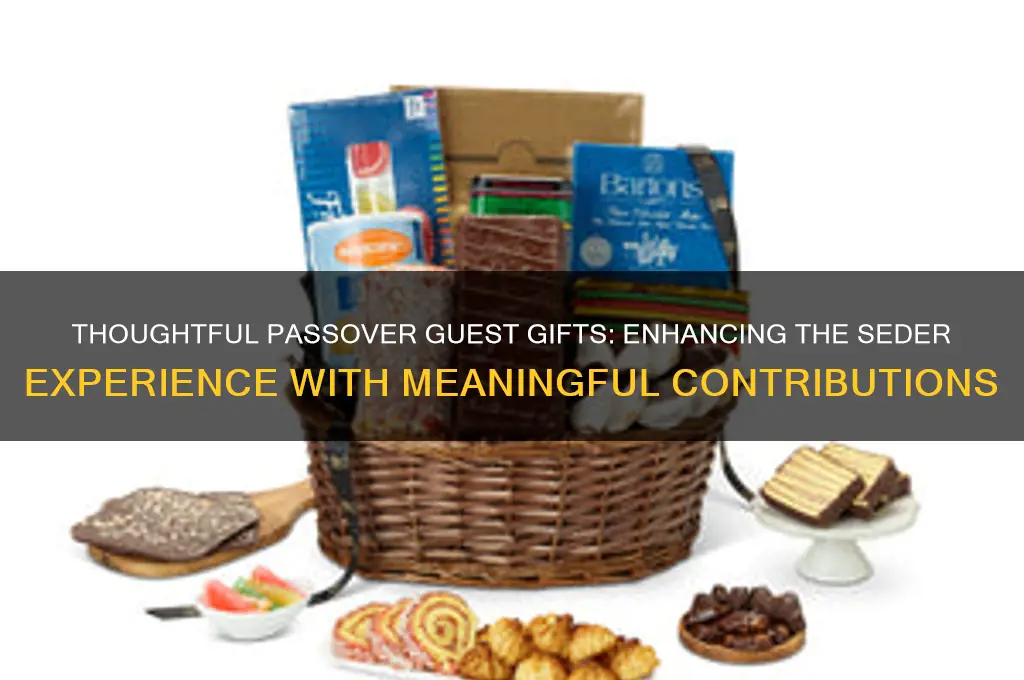 what should a guest bring to passover dinner