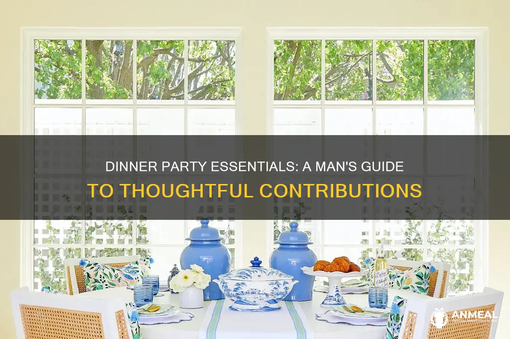 what should a man bring to a dinner party