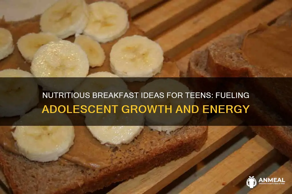 what should adolescents hacve for breakfast