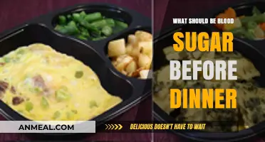 Optimal Blood Sugar Levels Before Dinner: A Healthy Eating Guide