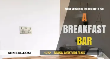Ideal Breakfast Bar Leg Depth: Comfort, Functionality, and Design Tips
