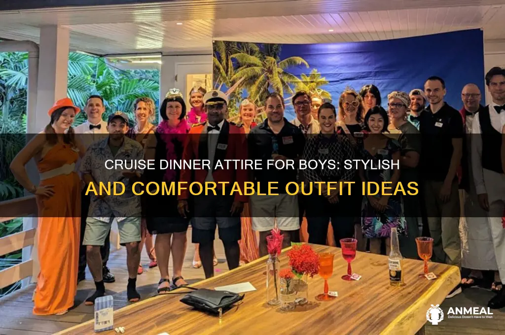 what should boys where on cruises to dinner