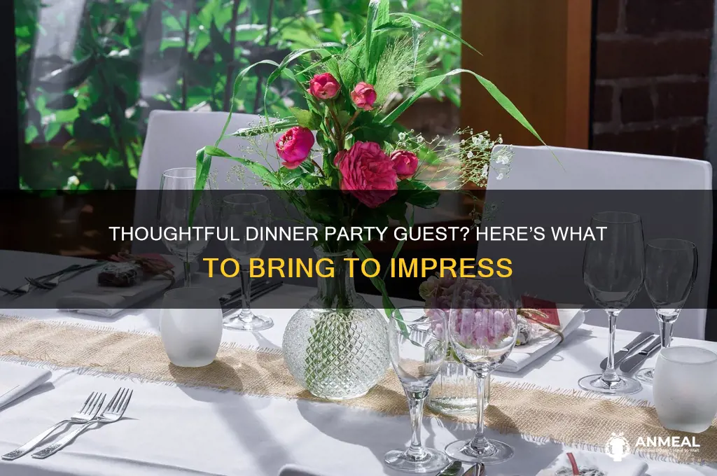 what should guests bring to a dinner party