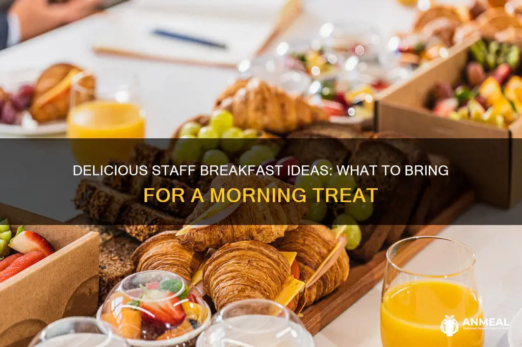 what should i bring for staff breakfast