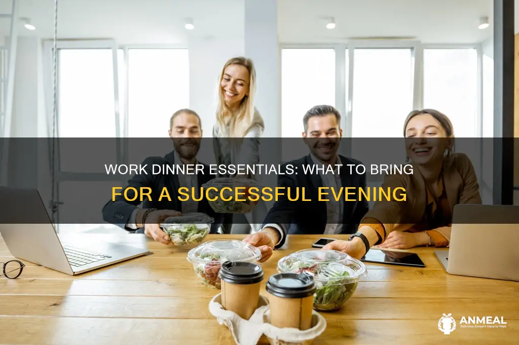 what should i bring to a work dinner