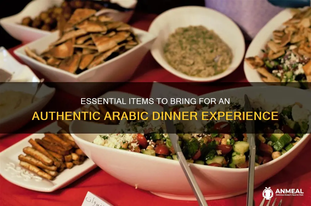 what should i bring to an arabic dinner