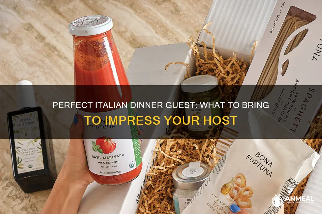 what should i bring to italian dinner invitation