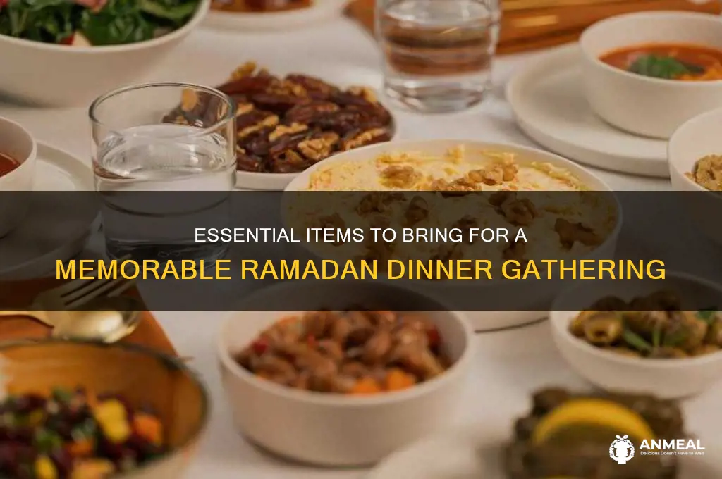 what should i bring to ramadan dinner