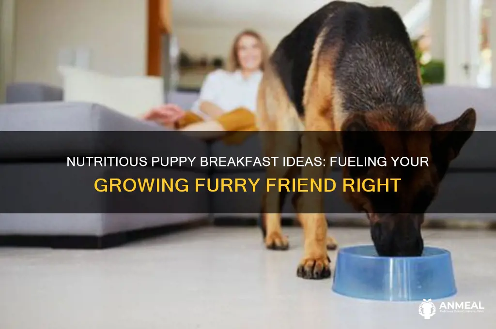 what should i feed my puppy for breakfast