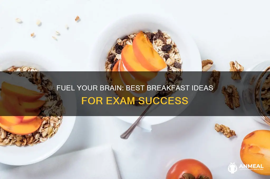 what should i have for breakfast before an exam
