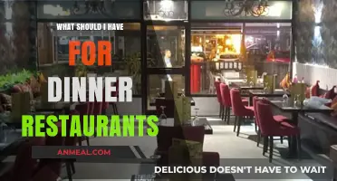 Dinner Dilemma: Top Restaurant Picks for Your Perfect Evening Meal