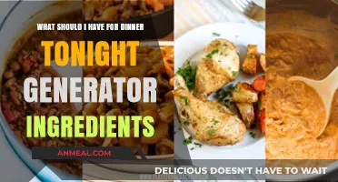 Quick Dinner Ideas: Ingredient-Based Meal Generator for Tonight's Feast
