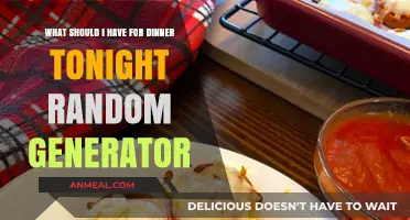 Random Dinner Ideas: Tonight's Meal Made Easy with a Generator