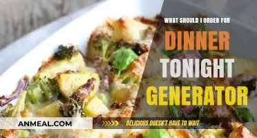 Dinner Dilemma Solved: Your Ultimate Meal Generator for Tonight's Feast