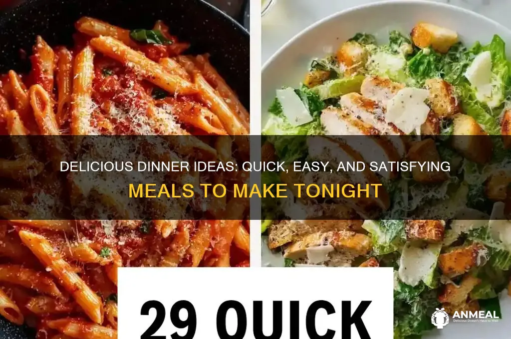 what should inmake for dinner