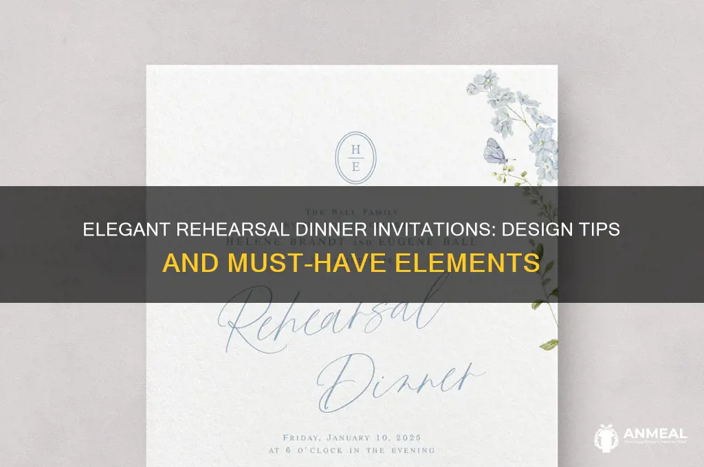 what should rehersal dinner invitations look like