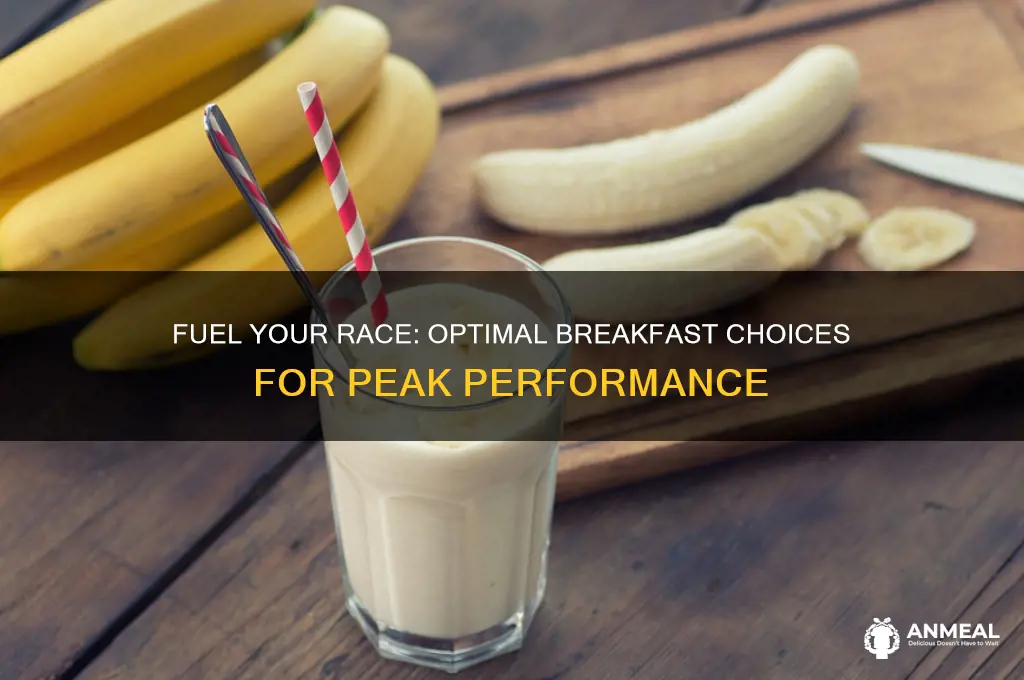 what should you have for breakfast before a race