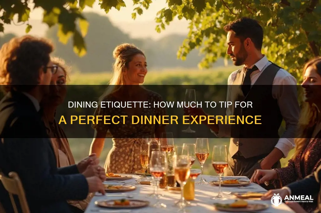 what should you tip at dinner