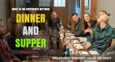 Dinner vs. Supper: Unraveling the Meal Time Confusion