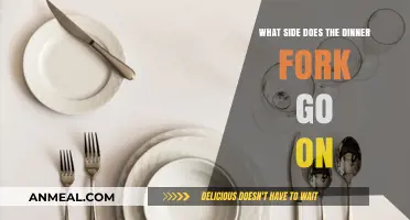 Proper Table Setting: Where to Place the Dinner Fork