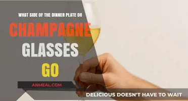Champagne Glass Placement: Mastering the Art of Dinner Table Etiquette