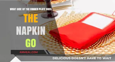Napkin Placement Guide: Mastering the Art of Dinner Plate Etiquette