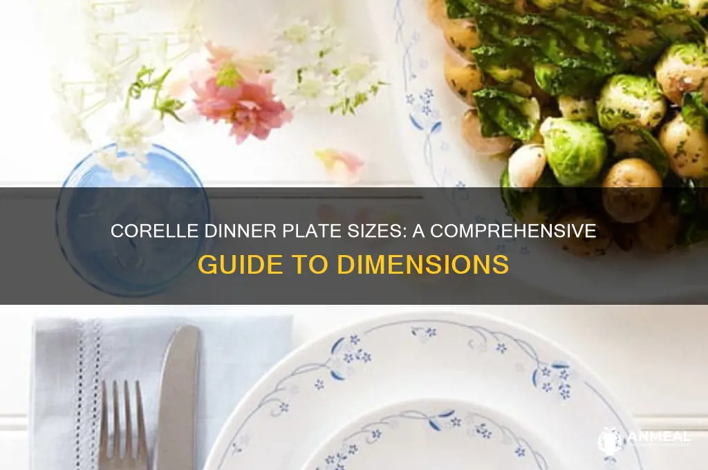 what size are corelle dinner plates