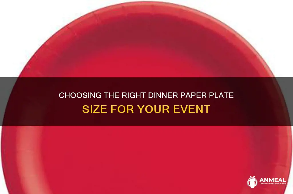 what size are dinner paper plates