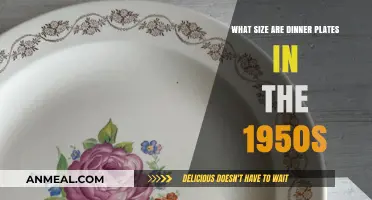 Nostalgic Dining: Exploring the Standard Dinner Plate Sizes of the 1950s