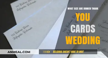 Perfect Wedding Dinner Thank You Card Sizes: A Complete Guide