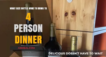 Choosing the Perfect Wine Bottle Size for a 4-Person Dinner