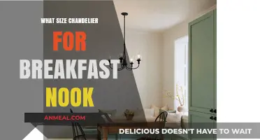 Perfect Chandelier Size for Cozy Breakfast Nook Ambiance