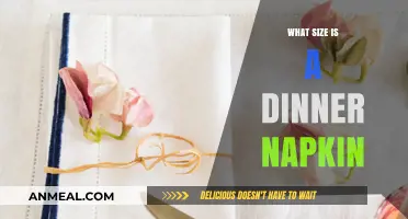 Choosing the Perfect Dinner Napkin Size for Your Table Setting