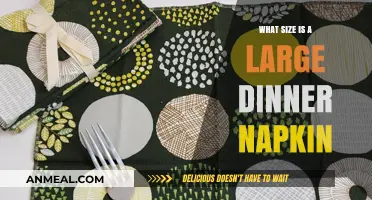 Perfect Large Dinner Napkin Size Guide for Elegant Table Settings