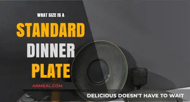 Standard Dinner Plate Size: A Guide to Perfect Portions