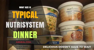 Typical Nutrisystem Dinner Size: What to Expect on Your Plate